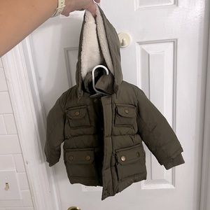 BabyGap (6-12mo) Thick, Hooded, Winter Coat